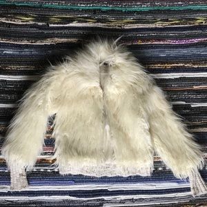Faux fur jacket